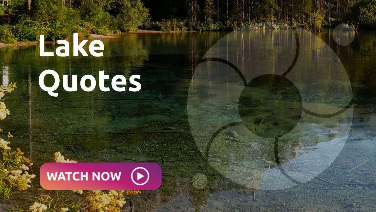 Lake Quotes