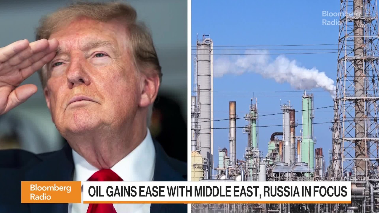 Oil Eases From Three-Day Gain With Focus on Middle East, Russia