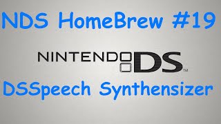 Details NDS Homebrew #19 - DSSpeech Synthensizer in 2024 Guide