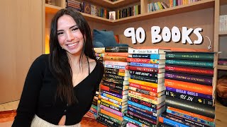 I read 90 books in a year, here