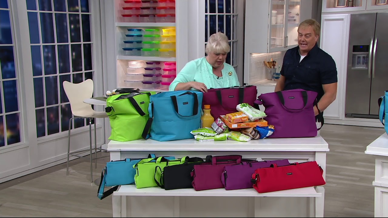 Lock & Lock Large Insulated Cooler Bag on QVC YouTube