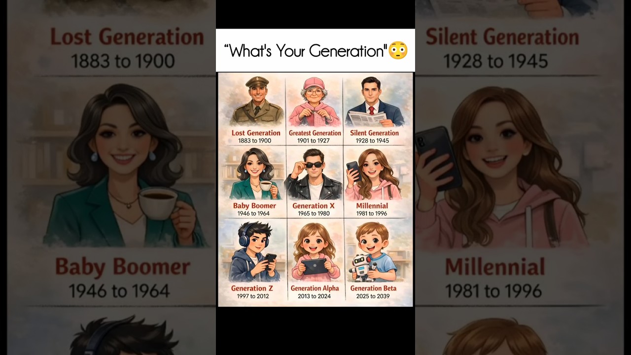 “What's Your Generation"😳