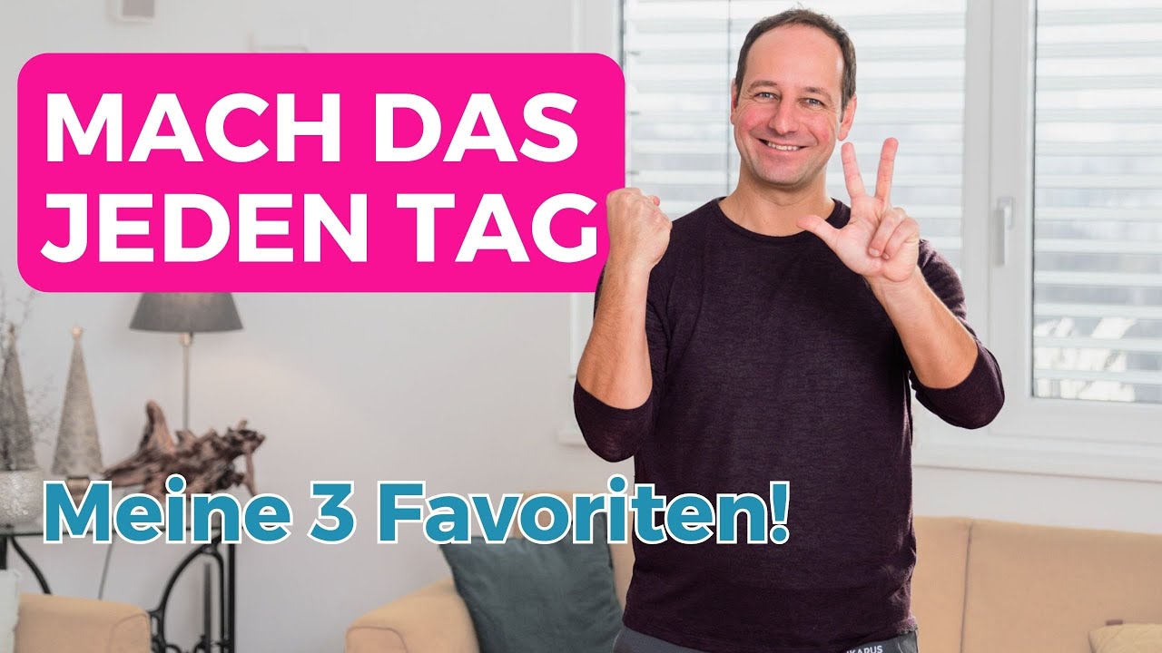 Beweglich & Schmerzfrei: Meine Top 3 Übungen für Rücken, Beine, Schultern und Arme! 💪