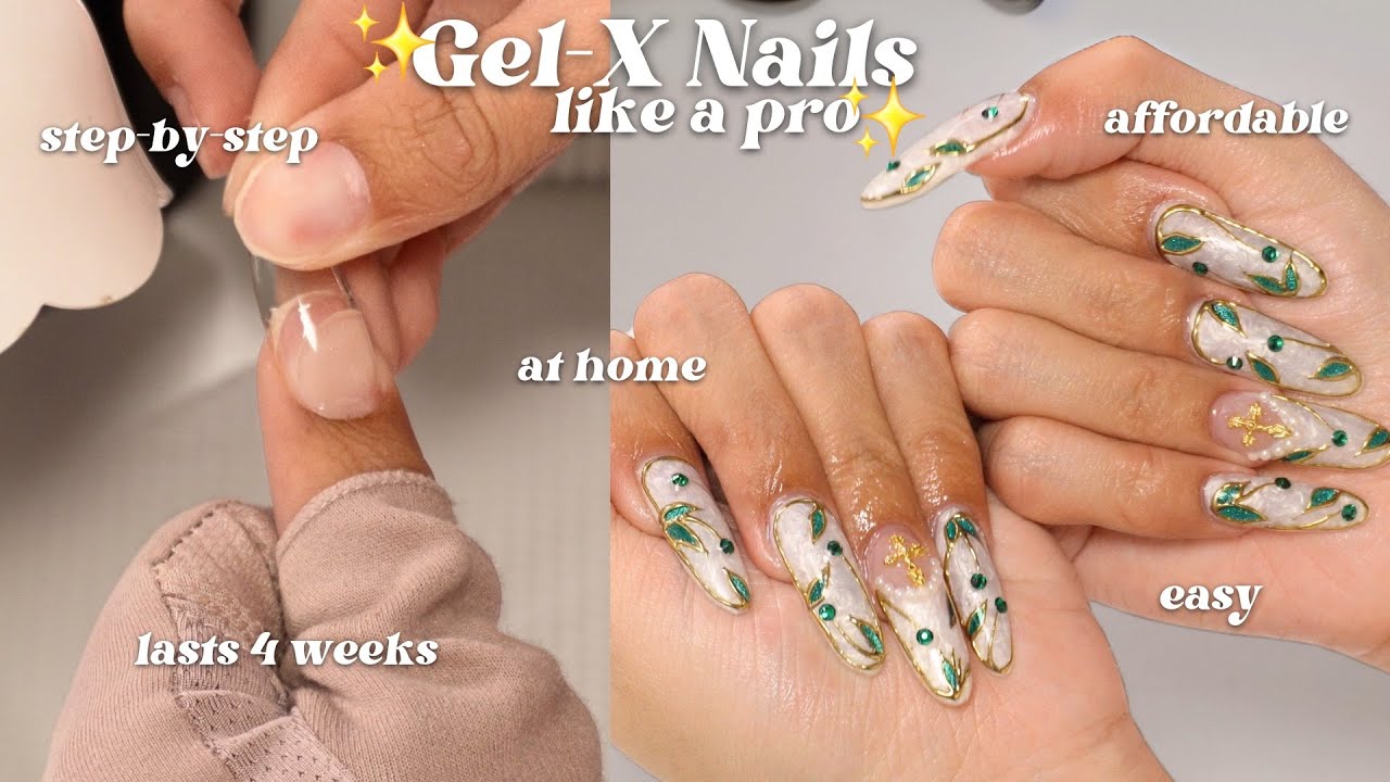 Gel X Nail Tutorial for Beginners | Step by Step Application at Home