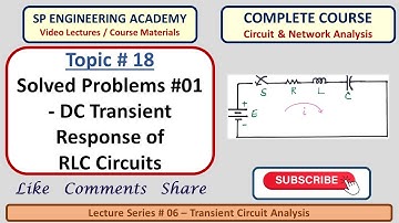 18 Solved Problems #01   DC Transient Response of RLC Circuits