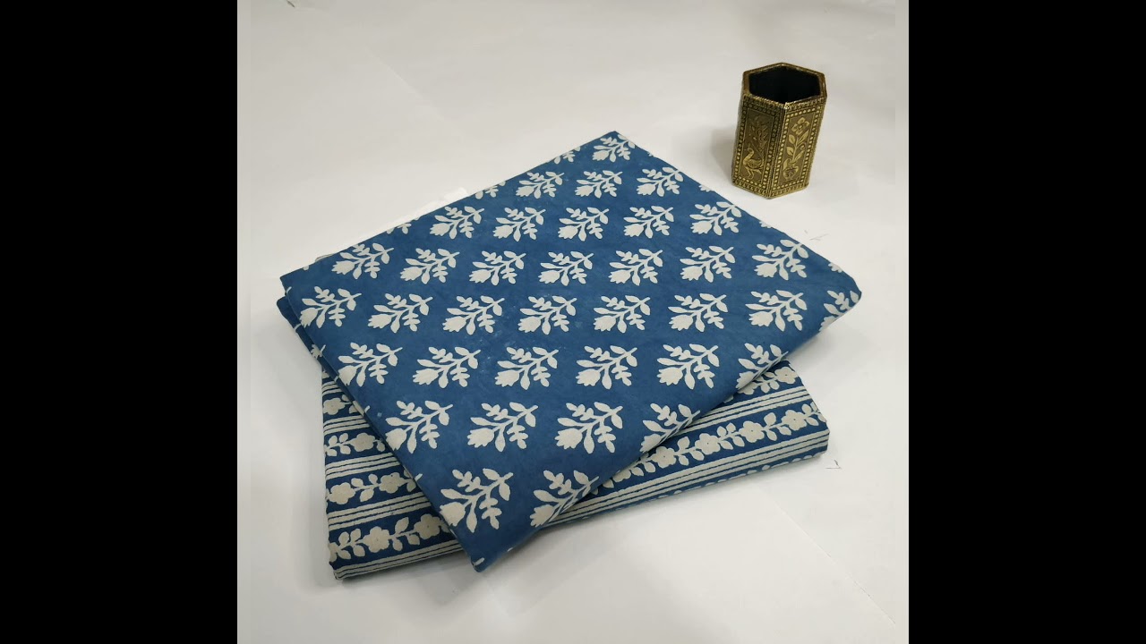 Tanchuitextile Bagru hand block print cotton fabric