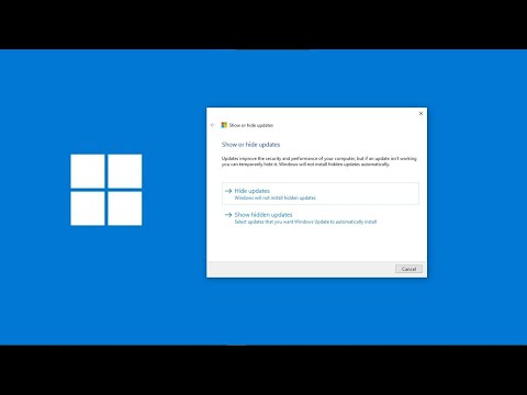 How to show or hide (block) updates on Windows 10 and 11 using the Microsoft "Wushowhide" tool