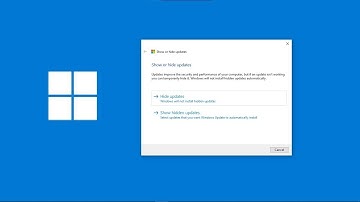 How to show or hide (block) updates on Windows 10 and 11 using the Microsoft "Wushowhide" tool