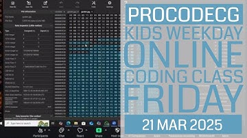 ProCodeCG Kids Weekday Coding Class - Friday - 21 Mar 2025