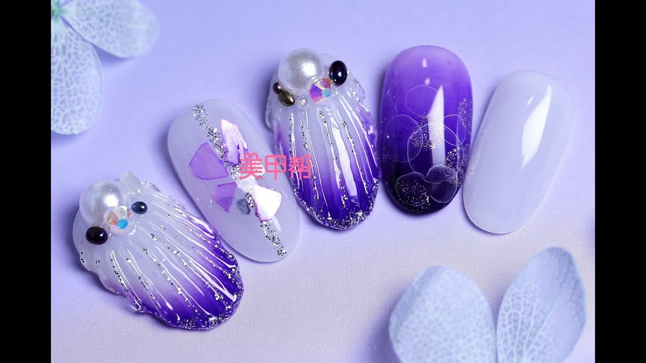 持续热门的贝壳甲，还能加入什么创意吸引眼球呢？今天带来一个更加莹润的款式！