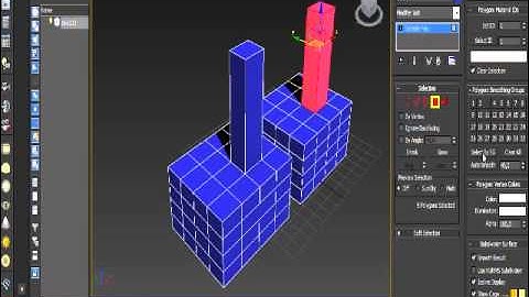 3d max editable poly polygon smoothing groups