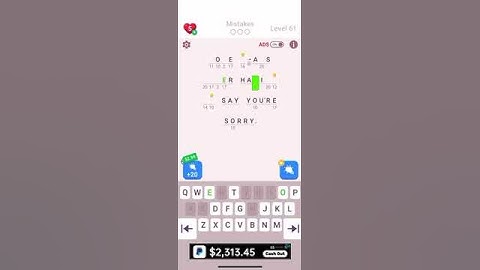 Ultimate cryptogram level 61 guide #cryptogram