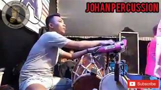 SAMBEL TERASI HAPPY ASMARA cover KOPLO JAIPONG vs DTX MULTI 12 by Johan Percussion