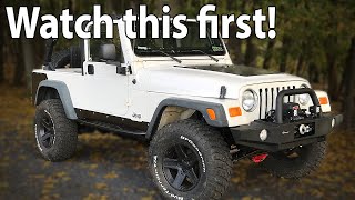 Watch This Before Buying a Jeep Wrangler TJ 1997-2006