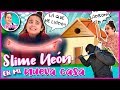 🏡 Me CUELO en MI NUEVA CASA para hacer SLIME QUE BRILLA en la OSCURIDAD 💡 PASA ALGO INESPERADO!!