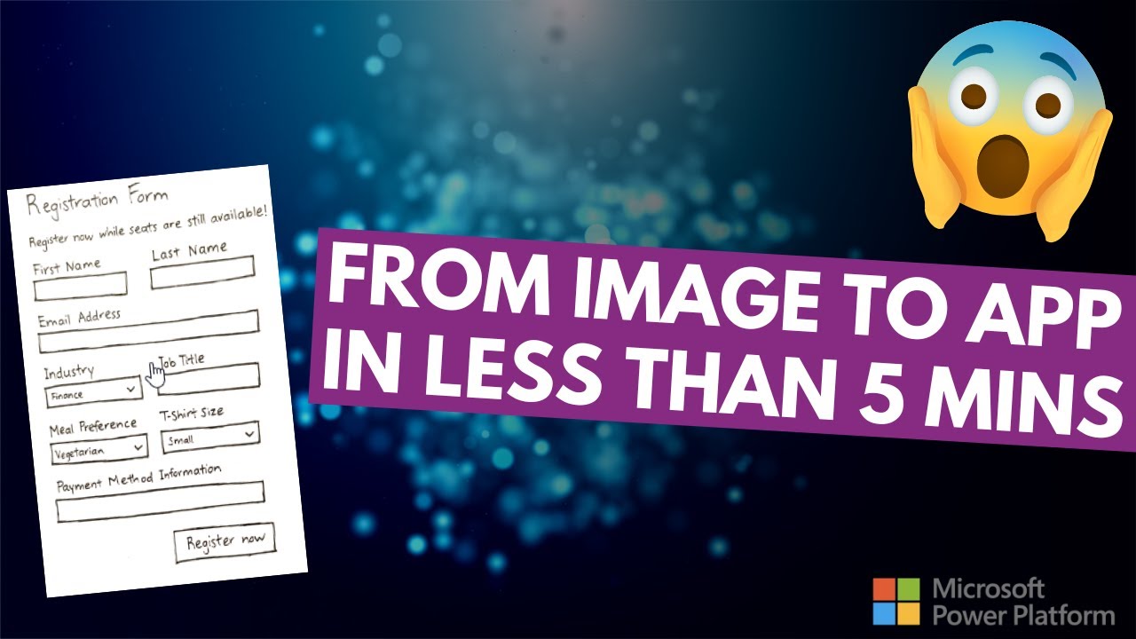 From image to app in less than 5 minutes
