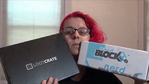 Loot Crate vs Nerd Block - October 2014