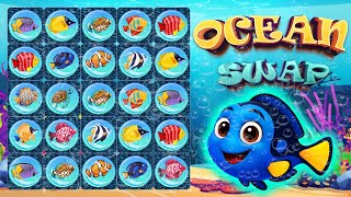 Ocean Swap - Match 3 game Gameplay Video for Android screenshot 4