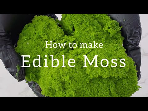 Edible Moss / Edible Grass Tutorial - YouTube