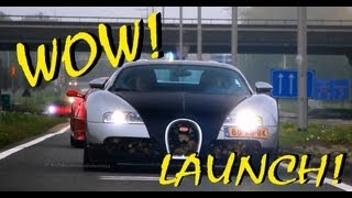 Bugatti Veyron - Launch, LOUD Fly By's!