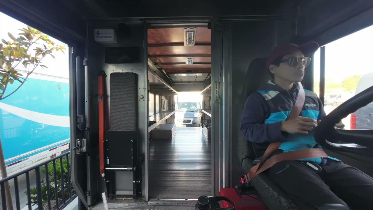 Amazon Step Van Delivery Driver Timelapse YouTube