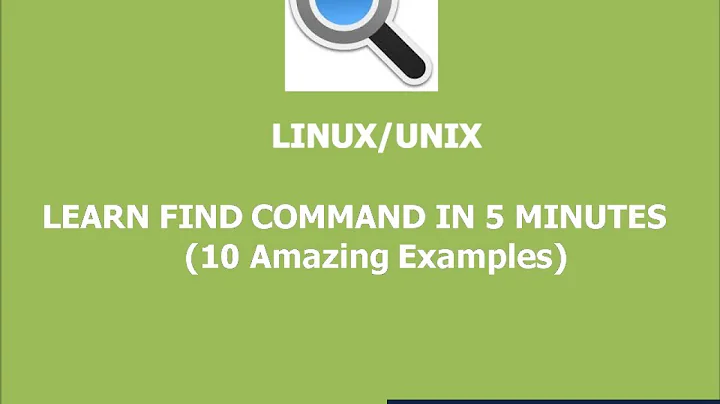 Learn Find command in 5 Minutes