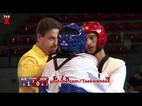 Taekwondo Euros 2006 Male Bantam Weight Final -  Ilkin Shahbazov (AZE) v Cuneyt Hamid (DEN)