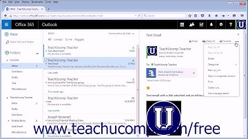 Outlook Web App Tutorial Printing Messages 2015 Microsoft Training