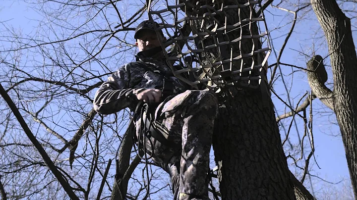 How to Hang a Lone Wolf Hang-On & Climbing Sticks ...