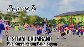 JUARA 3 DRUMBAND MI AL HUDA BABALAN KIDUL DI KOMPETISI DRUMBAND SE EKS KARESIDENAN PEKALONGAN