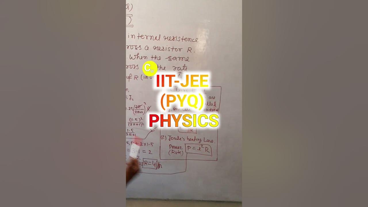 IITJEE2023PHY(ELECTRICITY)Brain Twister +Rank Booster IITJEE