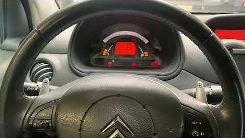 Citroen C2 service / oil reset
