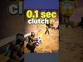 0.1 Second Clutch 😱| Fortnite| #fortnite #gaming