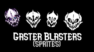 Gaster Blaster Sprites.