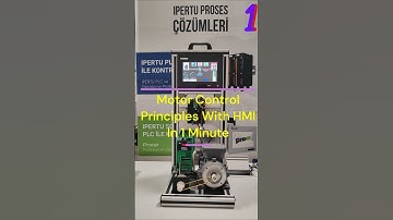 Principles Of Asynchronous Motor Control With HMI In1 Minute Emko Proop HMI