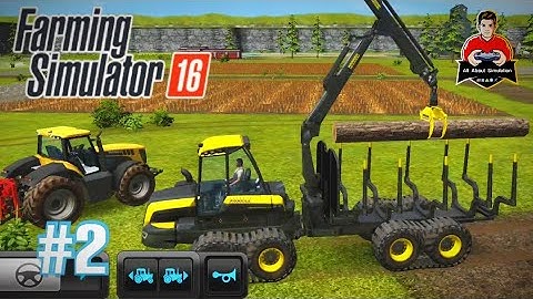 Farming Simulator 16: How to Cut Trees In FS 16 || Forestry || Android-Gameplay