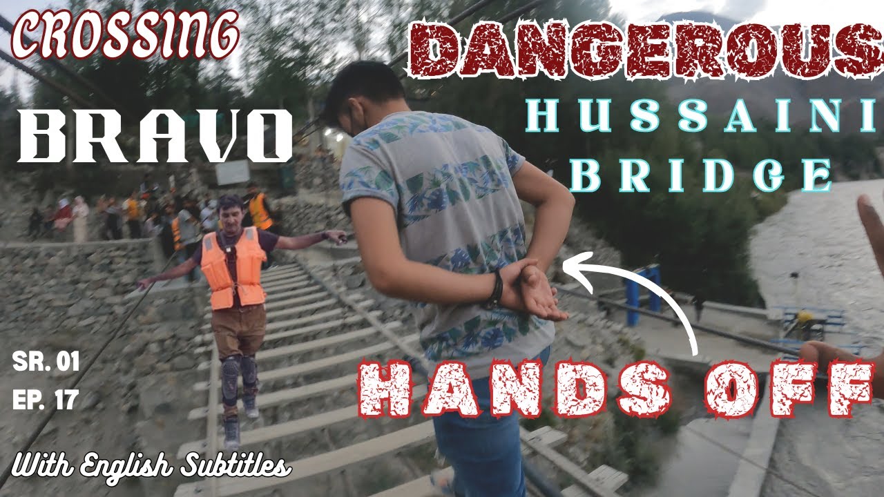 Crossing the World’s Most Dangerous Bridge Without Hands on the railing | Adventure 
