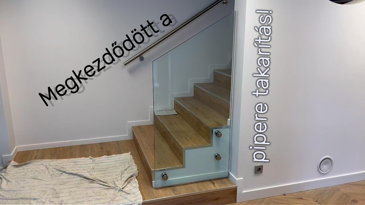 Irodánk építése 102. rész - Pipere takarítás, mosdók, ajtó javítás