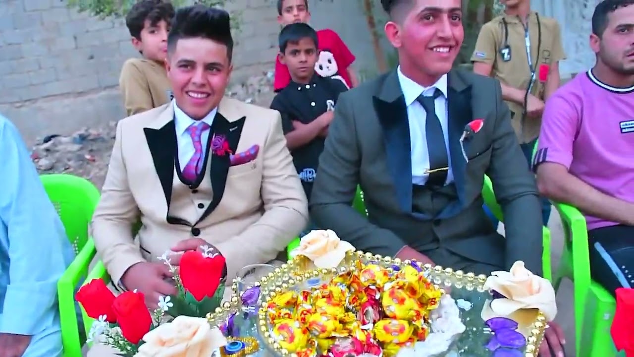 حفل زفاف  وحنة الأخوين ومحمد وعلي أبناء ياسر وقاسم الكعبي ألف مليار مبروك