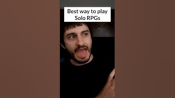 The best way to play Solo RPGs (like Dungeons and Dragons)