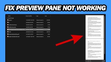Fix Preview Pane Not Working for PDF Files in File Explorer | New Update