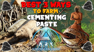 BEST 3 Ways To Farm Cementing Paste In ARK: Survival Ascended | The Island