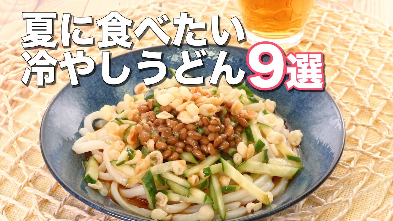 夏に食べたい 冷やしうどん9選 Youtube