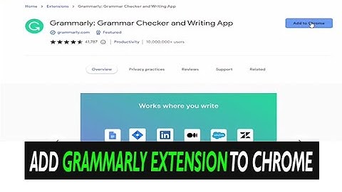 ✅ How to Add Grammarly Extension to Chrome