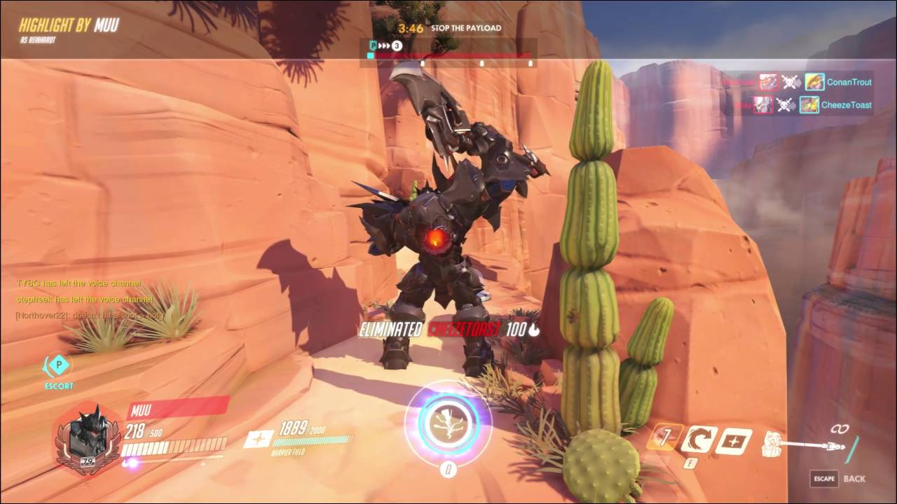 Reinhardt Highlight 08 - Cliff Charge
