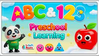 Preschool Learning activities for 3 year olds at home | Learn ABC Phonics Shapes Numbers Colors 🌈 screenshot 2