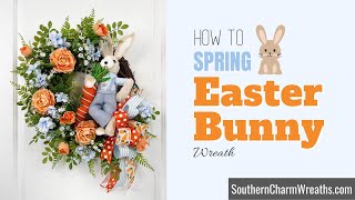 How to Make a Spring Easter Bunny Wreath with Coach Laurie Anne