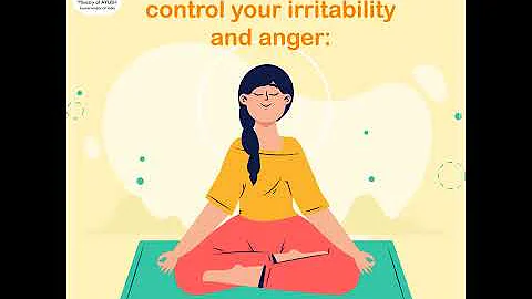 Make peace with your irritability.