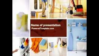 Housecleaning PowerPoint Template by PoweredTemplate.com screenshot 3