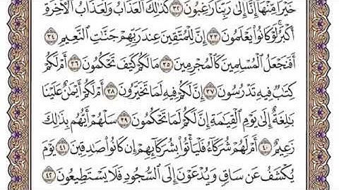سورة القلم كاملة - الشيخ ياسر الدوسري
